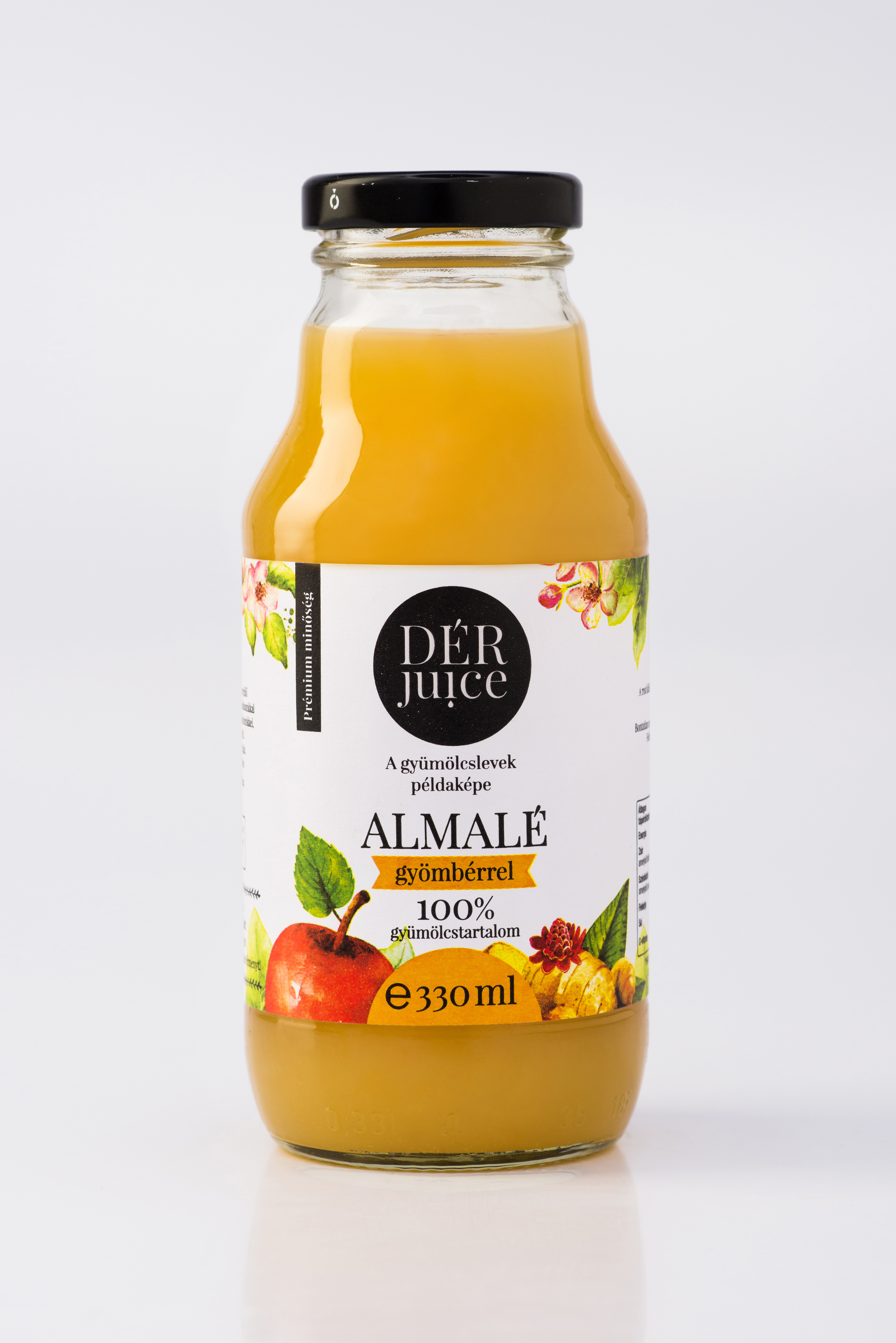 Dér Juice almalé gyömbérrel 330 ml